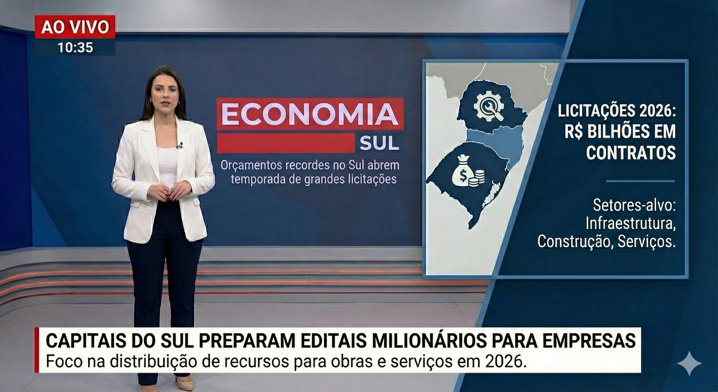 Orçamentos recordes no Sul abrem temporada de grandes licitações 2026